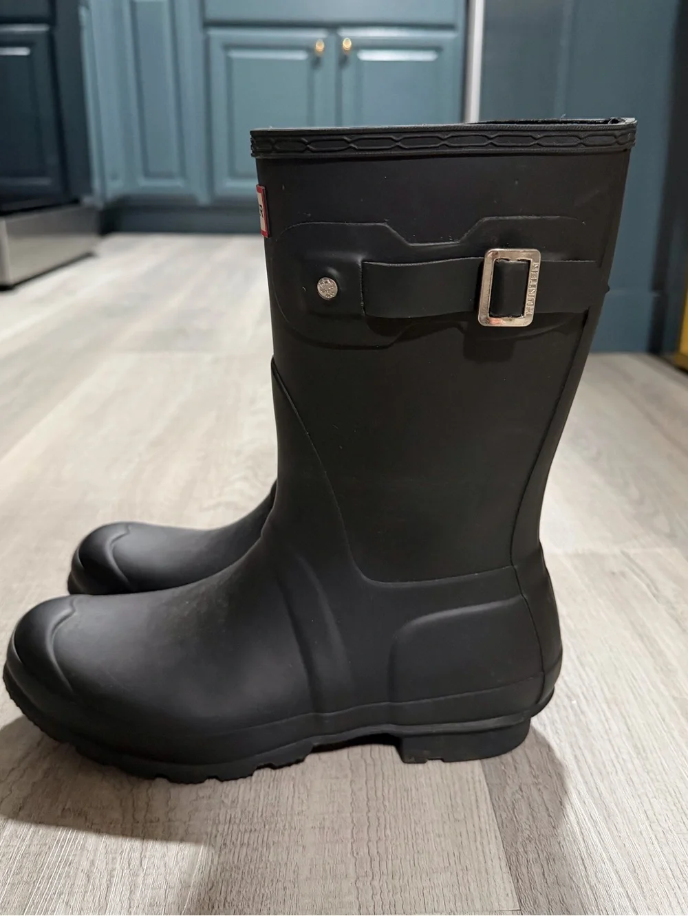 Hunter Original Short Black Rain Boots Women’s Size 9